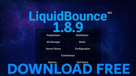 LiquidBounce 1.8.9 .